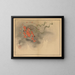 Sakai Hoitsu, flower and bird painting - Sakai Hōitsu — framed artwork on a wall
