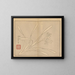 Sakai Hoitsu, flower and bird painting, Pl10 - Sakai Hōitsu — framed artwork on a wall