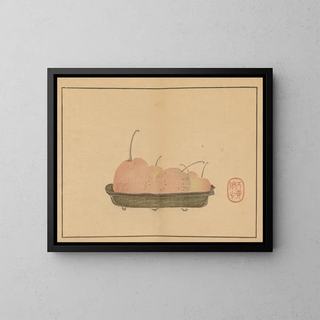 Sakai Hoitsu, painting 14 - Sakai Hōitsu — framed artwork on a wall