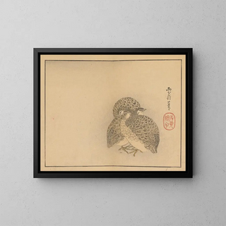Sakai Hoitsu, painting 20 - Sakai Hōitsu — framed artwork on a wall