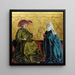 Salomon et la Reine de Saba - Gertrud Bock-Schnirlin — framed artwork on a wall
