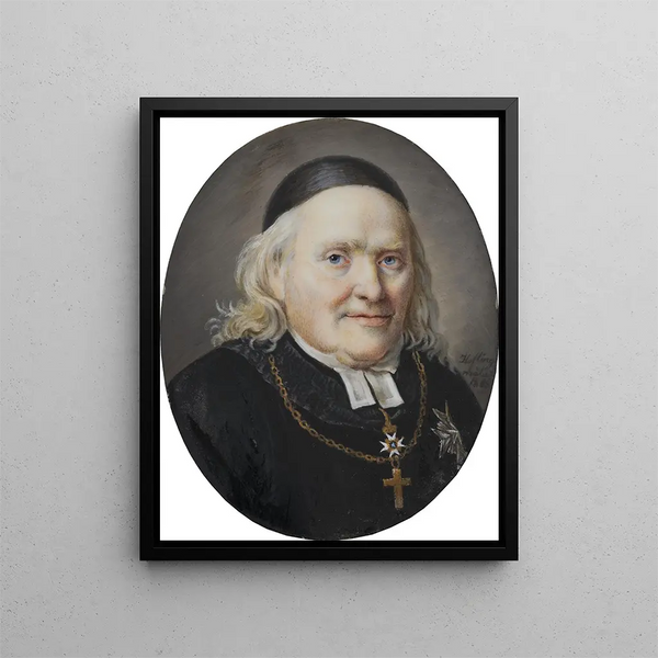 Erik Waller - Salomon Höfling painting — framed artwork on a wall
