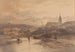 Landscape Painting with Church - Salomon Leonardus Verveer — artwork view