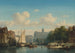 Quai de la ville en été - Salomon Leonardus Verveer — artwork view