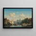 Quai de la ville en été - Salomon Leonardus Verveer — framed artwork on a wall