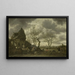 Winter Scene Painting - Salomon Rombouts — framed artwork on a wall