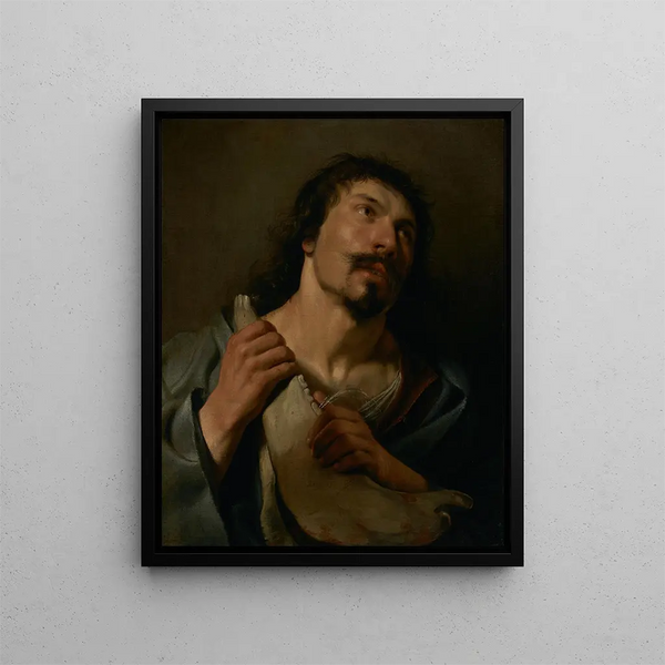 Samson avec la mâchoire - Salomon de Bray — framed artwork on a wall