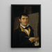 Self-portrait Painting - Salvador Mayol — framed artwork on a wall