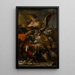 Allegory of Fortune - Salvator Rosa — framed artwork on a wall
