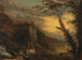 Figures fishing in a rocky coastal landscape - Salvator Rosa — artwork view