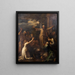 Jonas Preaching to the Inhabitants of Nineveh - Salvator Rosa — framed artwork on a wall