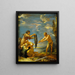 Ulysses and Nausicaa - Salvator Rosa — framed artwork on a wall