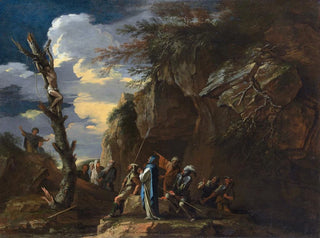 Crucifixion de Polycrate - Salvator Rosa — artwork view