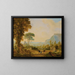 View of the suburbs of Pausilippe - Salvatore Candido — framed artwork on a wall