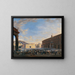 L'arrivée du pape Pie IX à Naples - Salvatore Fergola — framed artwork on a wall