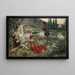 Motif of the Decameron - Salvatore Postiglione — framed artwork on a wall