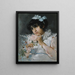 La jeune coquette - Salvatore Postiglione — framed artwork on a wall