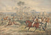 Deer hunt: the encounter of a doe freed from a van - Samuel Alken — artwork view