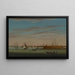 View of Charleston from the port - Samuel Barnard — framed artwork on a wall