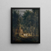 Sawmill in Lauterbrunnen Valley - Samuel Birmann — framed artwork on a wall