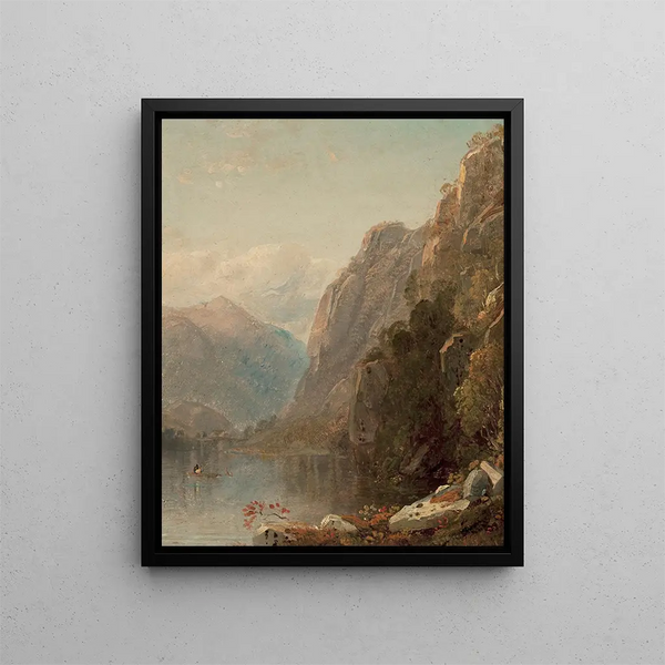 Mont Washington - Samuel Colman — framed artwork on a wall