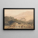 A Kaffir Village - Samuel Daniell — framed artwork on a wall