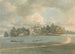 a country house with characters on the driveway - Samuel Davis — artwork view
