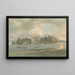 a country house with characters on the driveway - Samuel Davis — framed artwork on a wall