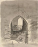 a vaulted entrance in a ruined building - Samuel Davis — artwork view