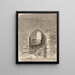 a vaulted entrance in a ruined building - Samuel Davis — framed artwork on a wall