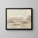 Wall painting in Murshidabad - Samuel Davis — framed artwork on a wall