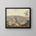 Fente dans une formation de roches - Samuel Davis — framed artwork on a wall