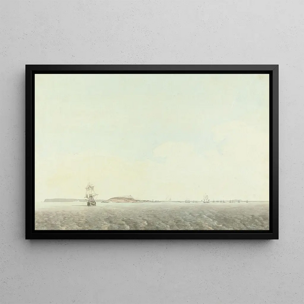 Gorée Painting - Samuel Davis — framed artwork on a wall