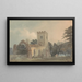 Old Church of St Lawrence Ayot St Lawrence Hertfordshire - Samuel Davis — framed artwork on a wall