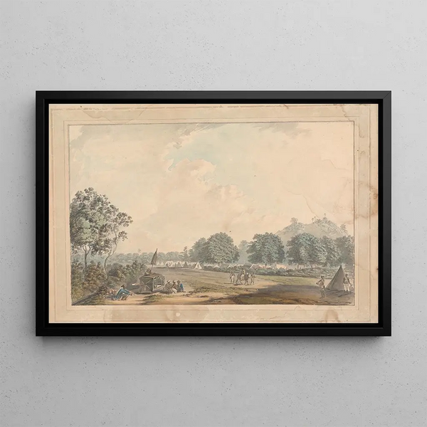 Pire Pahar - Samuel Davis — framed artwork on a wall