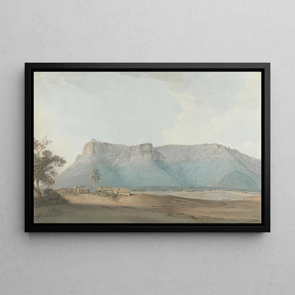 Rhotas Painting from Akberpore - Samuel Davis — framed artwork on a wall