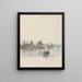 View of the River near Rajmahal - Samuel Davis — framed artwork on a wall
