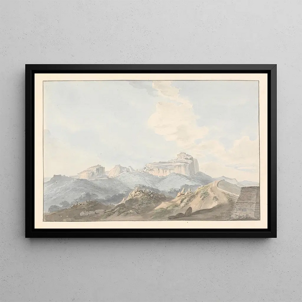 Sant Ghur dans le Carnatic - Samuel Davis — framed artwork on a wall