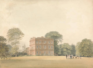 Side view of the Ayot house, Hertfordshire - Samuel Davis — artwork view