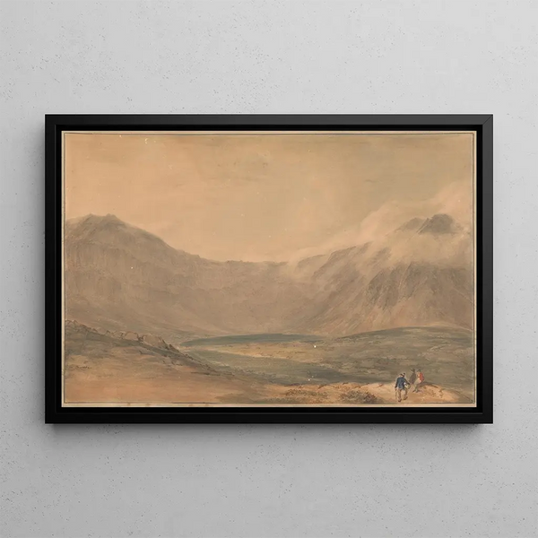 Snowdon, Gwynedd, Wales - Samuel Davis — framed artwork on a wall