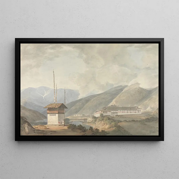 Tassisudon - Samuel Davis — framed artwork on a wall