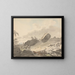 Les Sept Pagodes de Mamallapuram - Samuel Davis — framed artwork on a wall