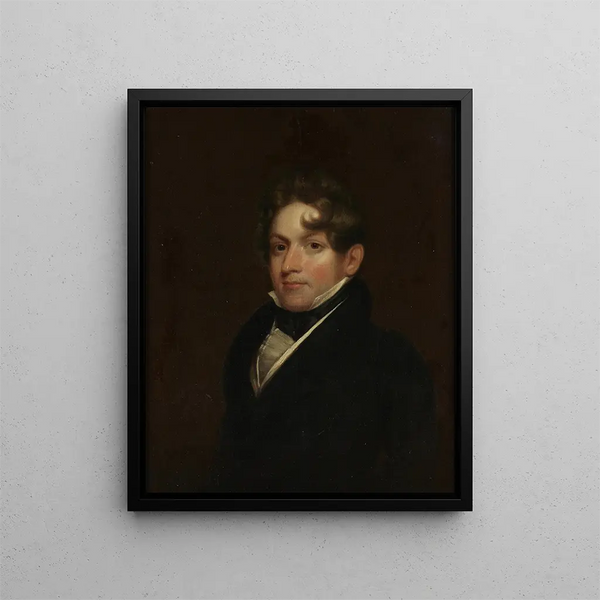 Captain Demaresque of Gloucester, Massachusetts - Samuel Finley Breese Morse — framed artwork on a wall