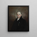 Portrait painting of Dr James E. B. Finley - Samuel Finley Breese Morse — framed artwork on a wall