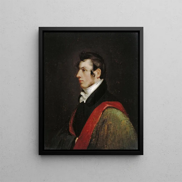 Self-portrait - Samuel Finley Breese Morse — framed artwork on a wall