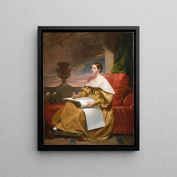 Susan Walker Morse La Muse - Samuel Finley Breese Morse — framed artwork on a wall
