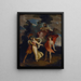The Judgment of Jupiter - Samuel Finley Breese Morse — framed artwork on a wall