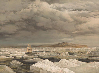 the First land discovery by HMS Investigator - Samuel Gurney Cresswell — artwork view