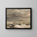 the First land discovery by HMS Investigator - Samuel Gurney Cresswell — framed artwork on a wall