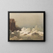 Sleigh on the bumpy ice, April 1853 - Samuel Gurney Cresswell — framed artwork on a wall